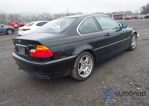 2001 BMW 330Ci z USA, uszkodzony, nr VIN WBABN53411JU23457